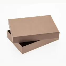 12 Choc Board Box & Lid; Cappuccino